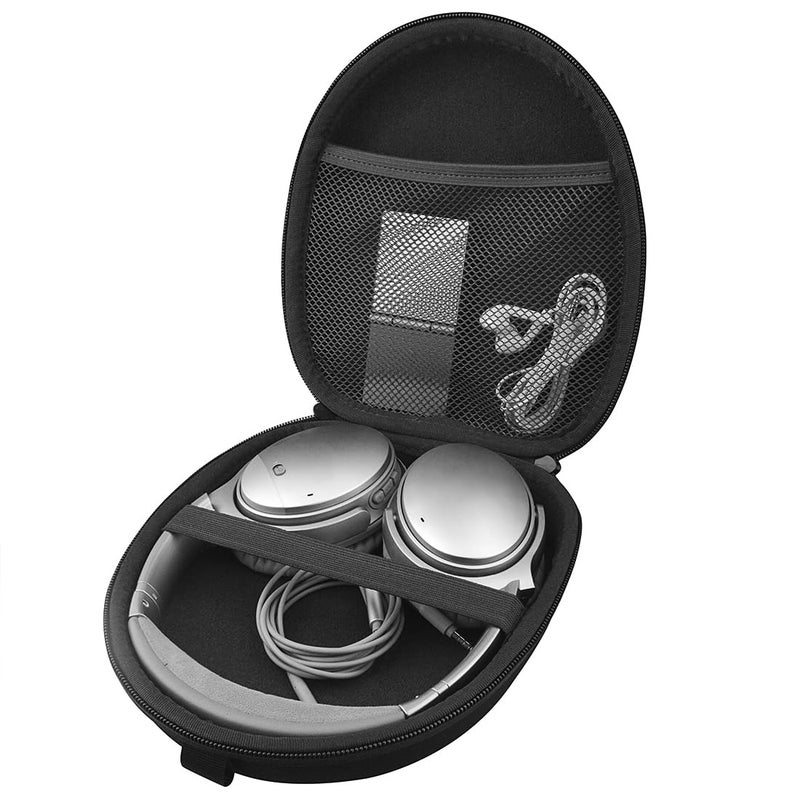 Linkidea Case for Bose QuietComfort Qc35, QC25, QC15, AE2 W, AE2i, AE2, SoundLink, SoundTrue Around-Ear Headphones II Black - Image 1